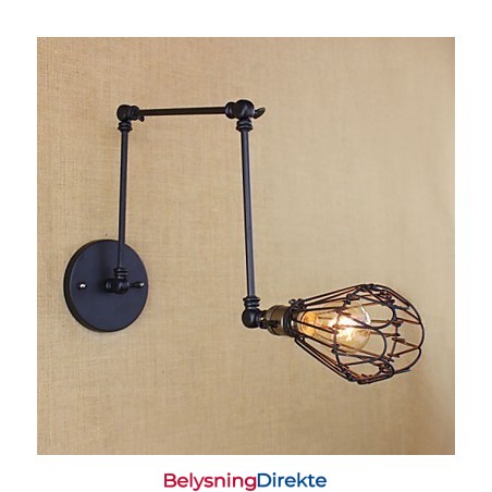 Jernarm Loft Retro Industriell Korridor Midgang Trapp Gangbord Enkel Kreativ Restaurant Bar Lampe