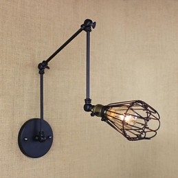 Jernarm Loft Retro Industriell Korridor Midgang Trapp Gangbord Enkel Kreativ Restaurant Bar Lampe