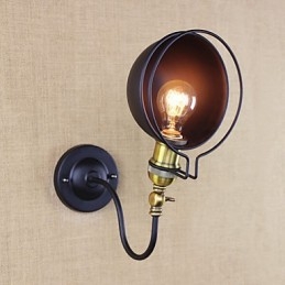 Vegglampetter Svinglamper Lesevegglamper Ministil Rustikk Lodge Metall