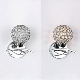 Vegglampe Leselamper Krystall Ministil Moderne Samtids Metall