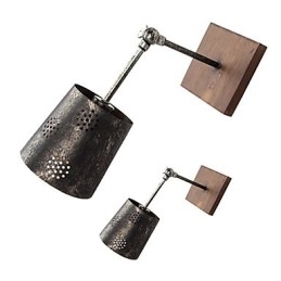 Vegglampetter Moderne Samtids Metall