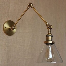 Retro Vintage Store Eksklusivt Designet Moderne Bronse Kirke Lobby Dekorert Soverom Vegglampe