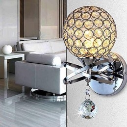 Krystallvegglampe Moderne Samtidsstil G9 Metall