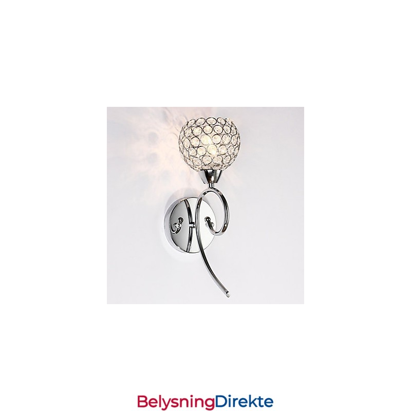 Vegglampe Leselamper Krystall Ministil Moderne Samtids Metall