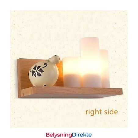 Vegglampe Moderne Samtids Tre Bambus