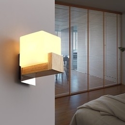 Vegglampetter Ministil Moderne Samtidsstil Tre Bambus