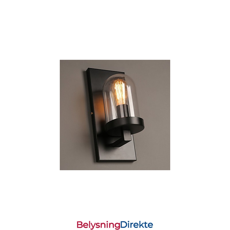Kreativ Landlig Smijernsvegglampe I Glass