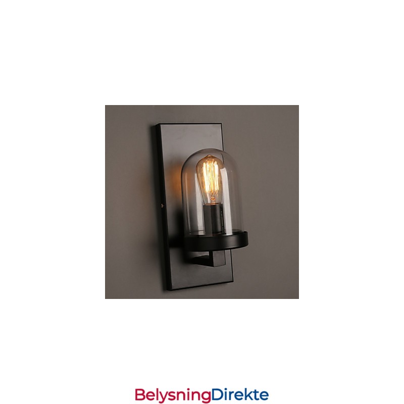 Kreativ Landlig Smijernsvegglampe I Glass