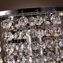 Moderne Krystallvegglampe Med 1 Lyspære