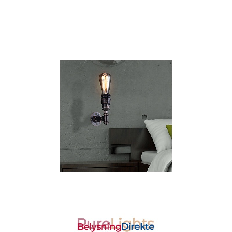Retro Metall Nattbord Vegglampe Landsby Pastoral Stue Vegglampe Spisestue Vegglampe