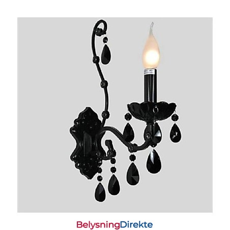 Krystall Mini Vegglampe Stearinlys Vegglamper Moderne Samtids Metall