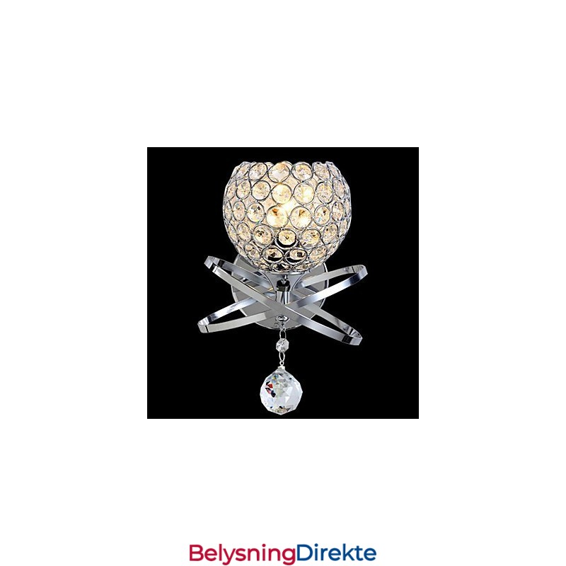 Krystall Vegglampe Moderne Samtids Metall