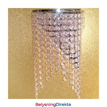 Moderne Krystallvegglampe Med 2 Lys