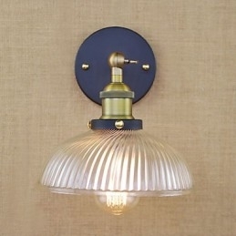 Amerikansk Landlig Retro Kreativ Personlighet Populær Dekorativ Glassvegglampe