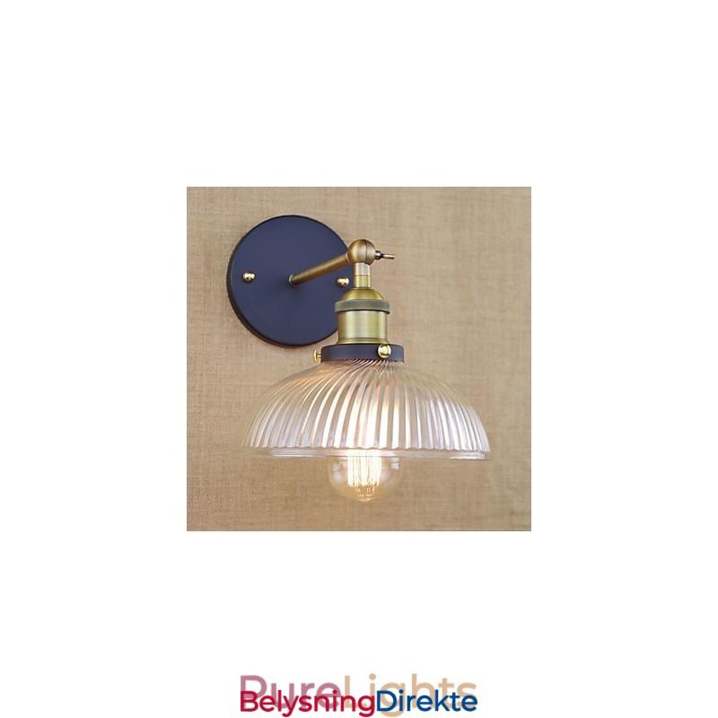 Amerikansk Landlig Retro Kreativ Personlighet Populær Dekorativ Glassvegglampe