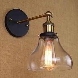 Industriell Nostalgisk Amerikansk Landlig Dekorativ Vegglampe