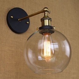 Rundt Skum Nostalgisk Amerikansk Eksportland For De Originale Modellene Av Industriell Dekorativ Vegglampe