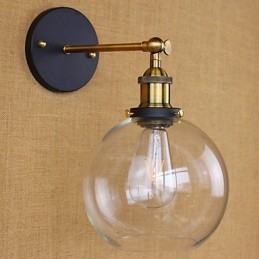 Rundt Skum Nostalgisk Amerikansk Eksportland For De Originale Modellene Av Industriell Dekorativ Vegglampe