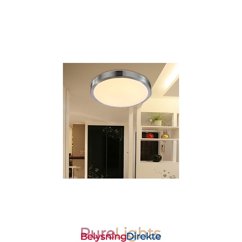Innfelt Lys Rund Enkel Moderne Diameter 29 Cm