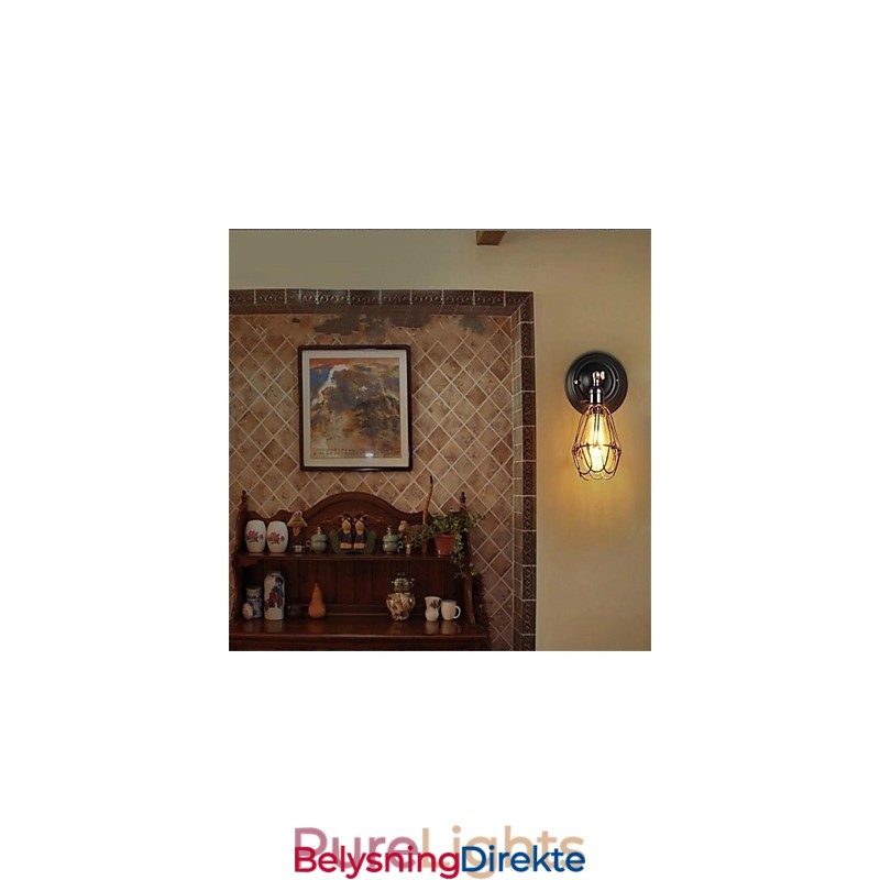 Full Av Personlighet Elegant Utseende Amerikansk Retro Burvegg