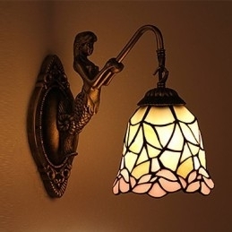 Europeisk Kontraktsfestet Landlig Kreativ Smijernsvegglampe