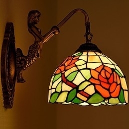 Europeisk Kontraktsfestet Landlig Kreativ Smijernsvegglampe