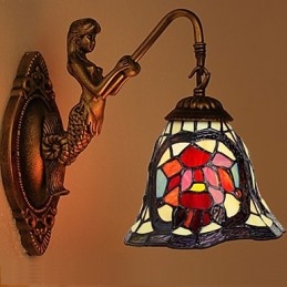 Europeisk Kontraktsfestet Landlig Kreativ Smijernsvegglampe