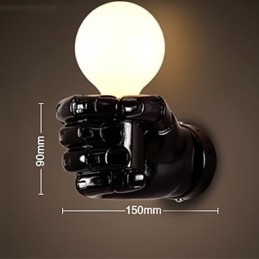 Europeisk Vegglampe Med Høyre Hånd, Kreativ Retro-Stil