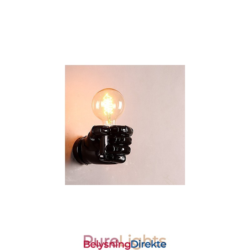 Europeisk Vegg Kreativ Retro Knyttneve Vegglampe Lys
