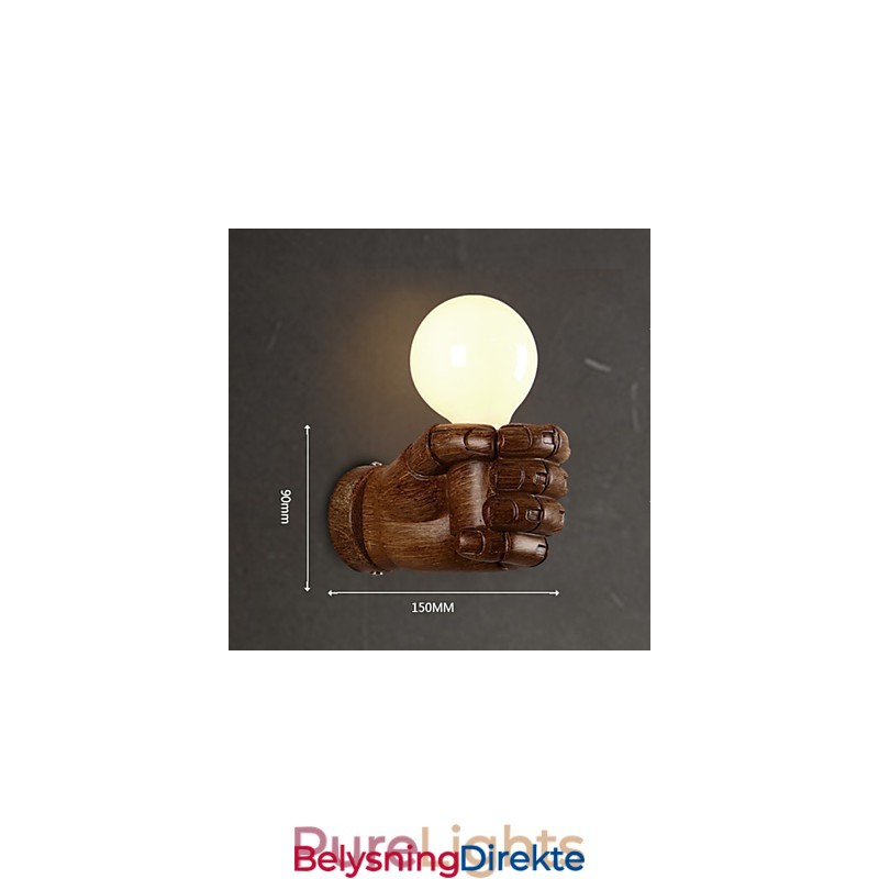 Europeisk Vegg Kreativ Retro Knyttneve Vegglampe Lys