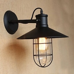 Amerikansk Landlig Stil Korridorbardekorasjon Av Hodet På En Seng Vegglampe