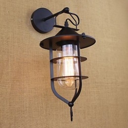Retro Klesbutikk Restaurantscene Dekorativ Vegglampe