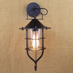 Retro Klesbutikk Restaurantscene Dekorativ Vegglampe