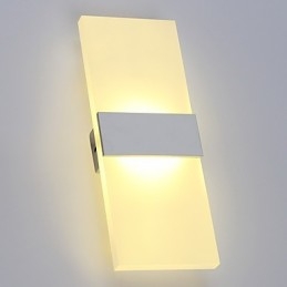Moderne Stil Enkelhet Akryl Vegglampe Stue Gang Kafé Soverom Barnerom Nattbordslampe
