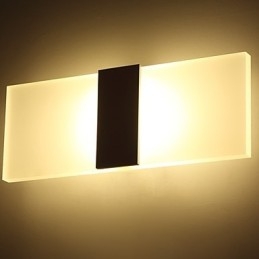 Moderne Stil Enkelhet Akryl Vegglampe Stue Gang Kafé Soverom Barnerom Nattbordslampe