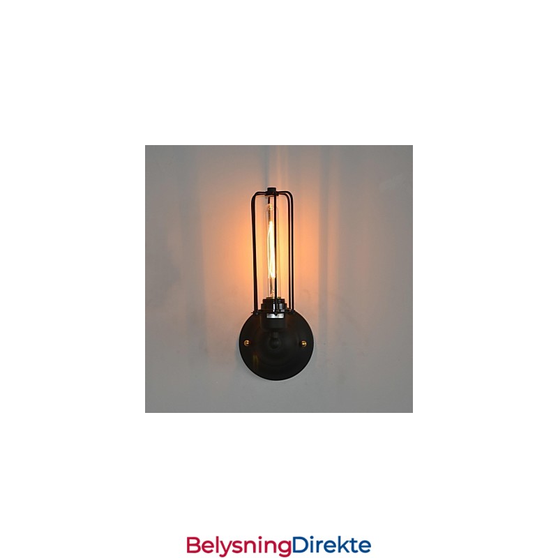 Amerikansk Vintage Vegglampe I Jern