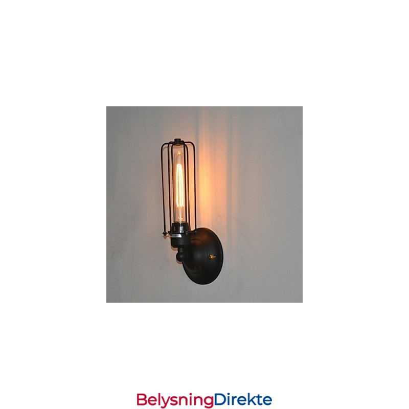 Amerikansk Vintage Vegglampe I Jern