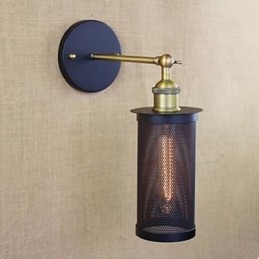 Vegglampe I Smijern Med Jernnett