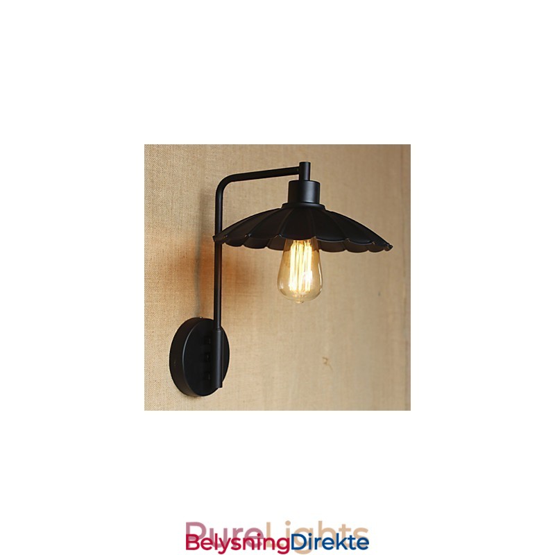 Klassisk Jern Dekorativ Vegglampe Enkel