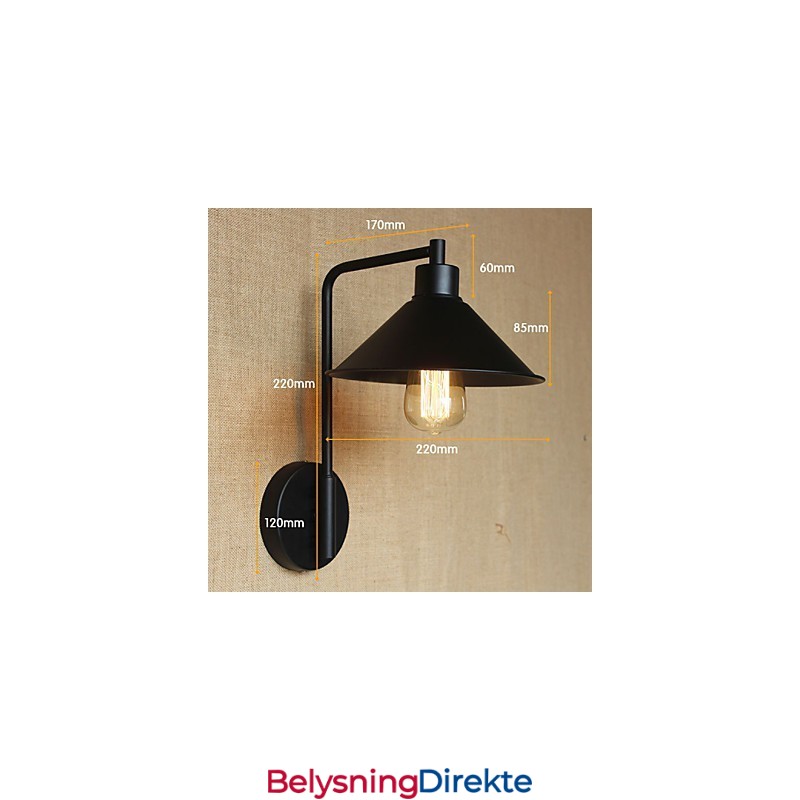 Moderne Minimalistisk Midtgang Lager Balkong Veranda Jern Dekorativ Vegglampe