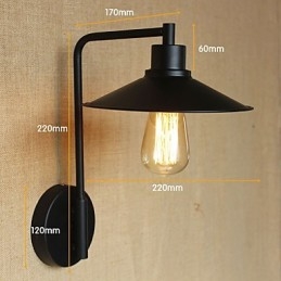 Retro Dekorativ Smijernsvegglampe