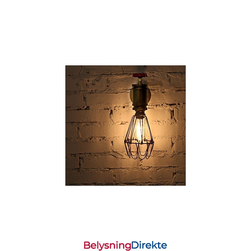 Vintage Industrielle Vannrørsvegglamper Loft Edison-Lys For Barrestaurant Veggarmaturer Belysning