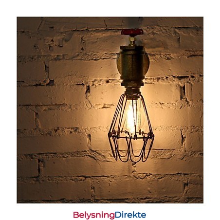Vintage Industrielle Vannrørsvegglamper Loft Edison-Lys For Barrestaurant Veggarmaturer Belysning