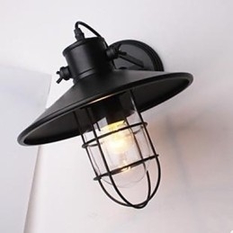 Vegglampe I Stue, Lager, Industri, Landlig Korridor, Bar, Dekorasjon Av Hodeenden På En Seng, Vegglampe