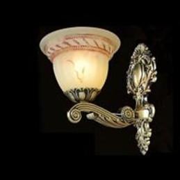 Vegglamper I Bronse Europeisk Retroklassiker