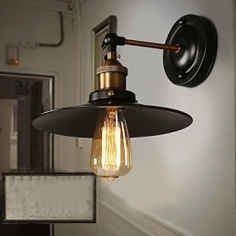 Kreativ Nordisk Lys, Enkelthodet, Svart Paraplyvegglampe, Gjenoppretter Gamle Skikker