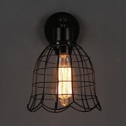Industriell Vindlampe Med Ett Hode, Kontraktsfestet Europeisk Type, Smijernslampe