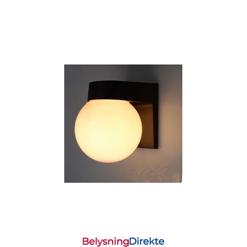 Akrylskallvegglampe
