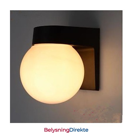 Akrylskallvegglampe