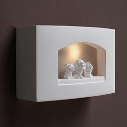 Moderne Og Avtalt Kreativ Soveromsvegglampe I Gips Vegglampelys